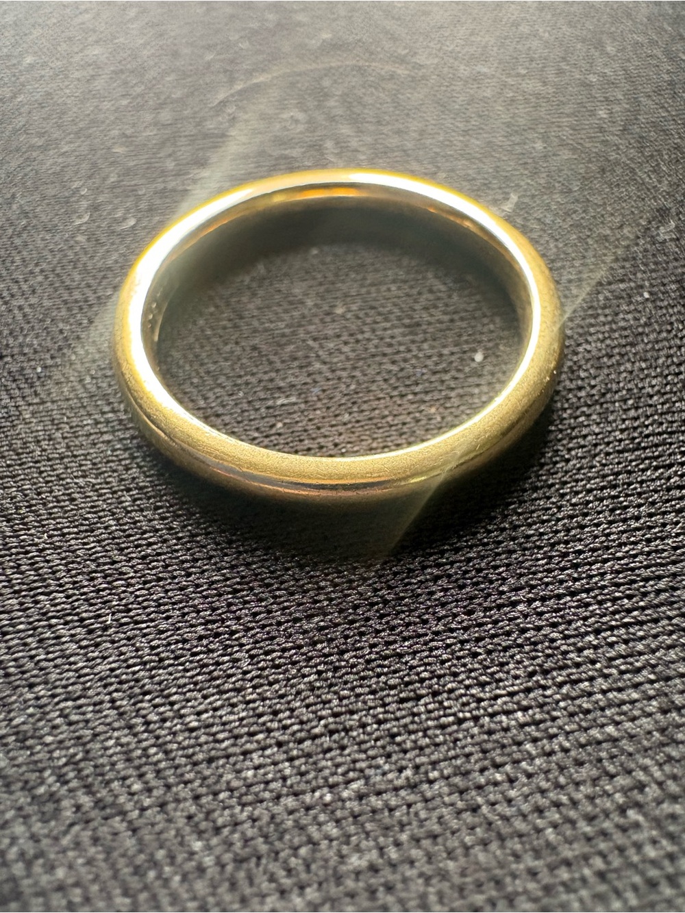 Vintage Classic Solid 18K Yellow Gold Wedding Band Ring – Heavy, Timeless Design
